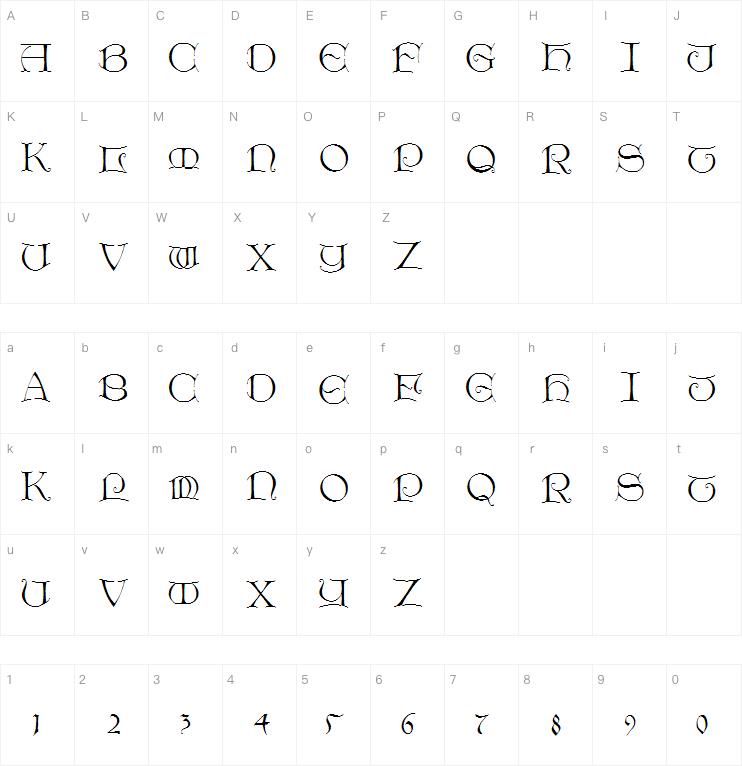 Light Unciale字体