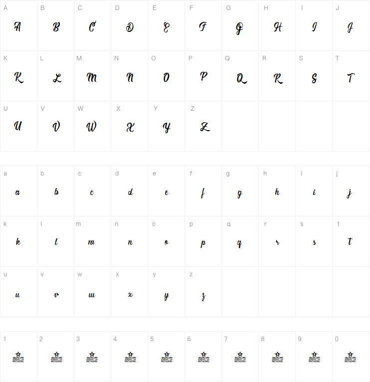 Romantica字体