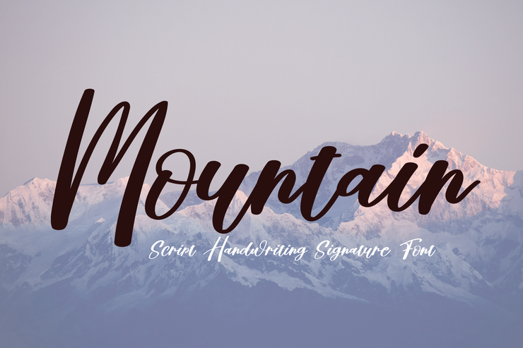 Mountain字体 1