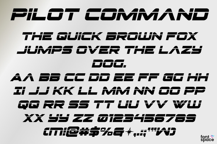 Pilot Command字体 1