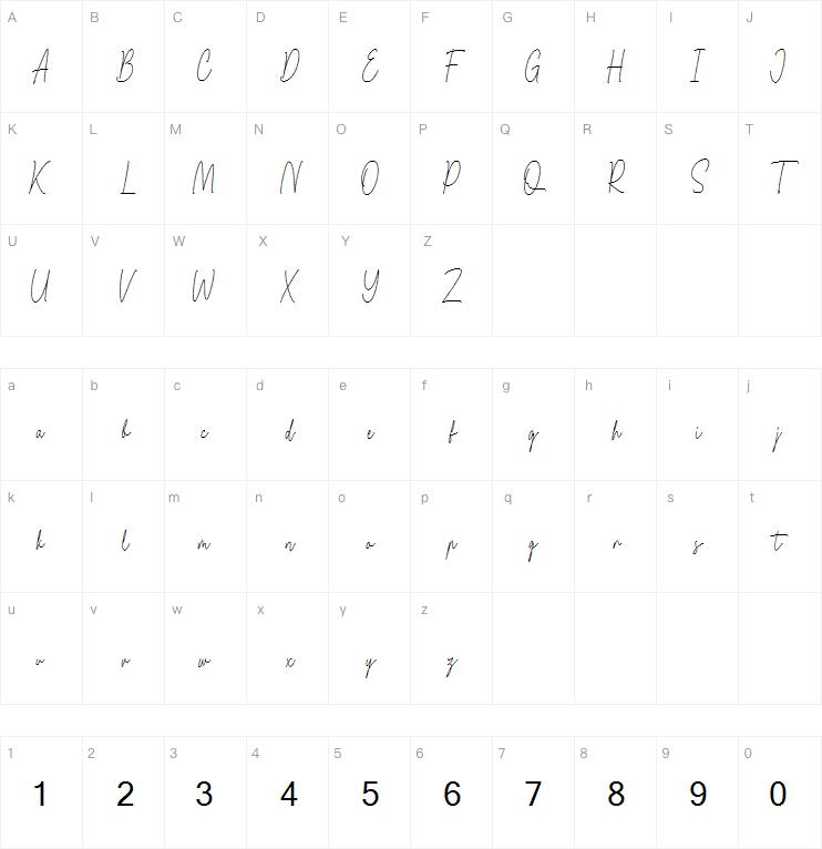 Jonathan Signature字体