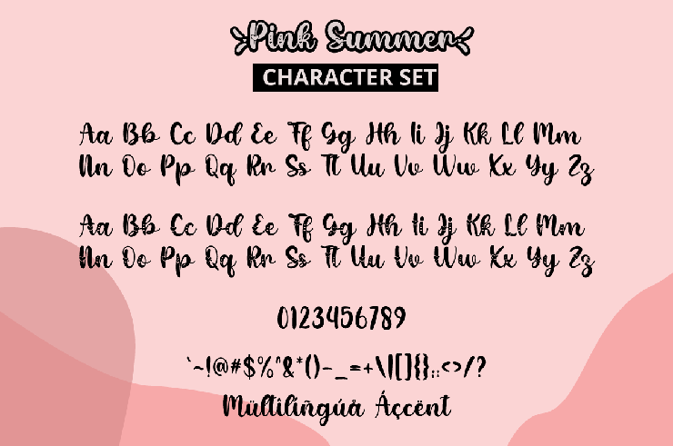 Pink Summer字体 9