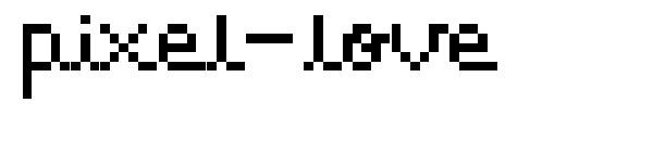 pixel-love字体