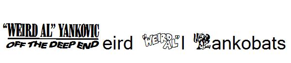 Weird Al Yankobats字体