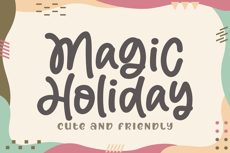 Magic Holiday字体 3