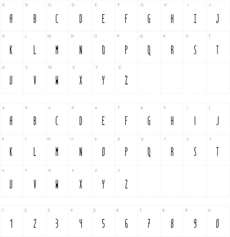 Quatre Quarts字体