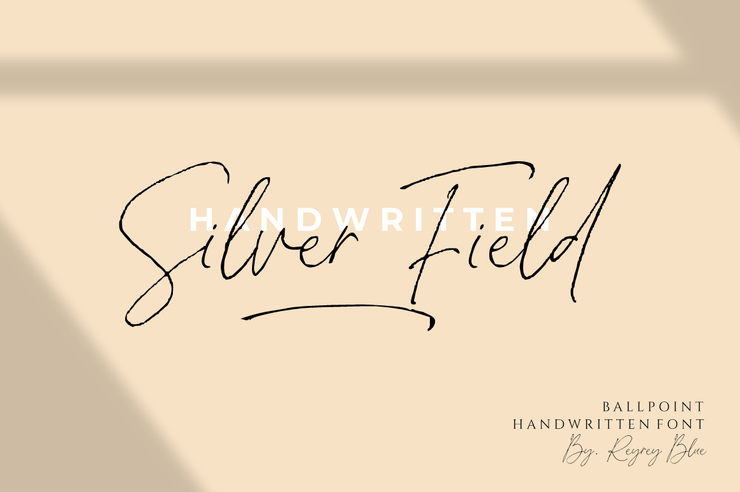 Silver Fields字体 2