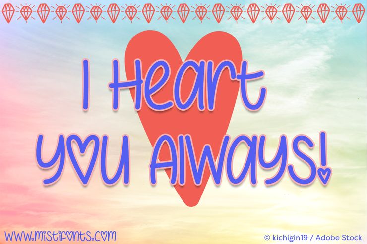 I Heart You Always字体 1