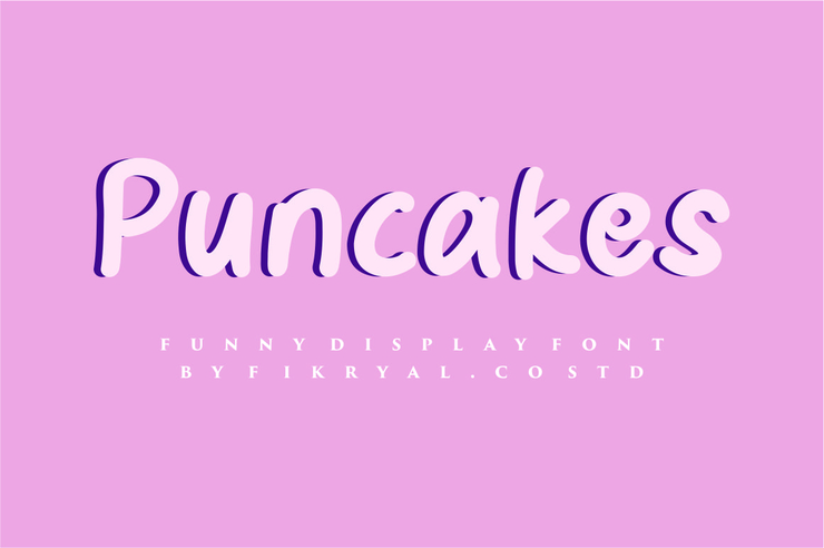 Puncakes字体 1