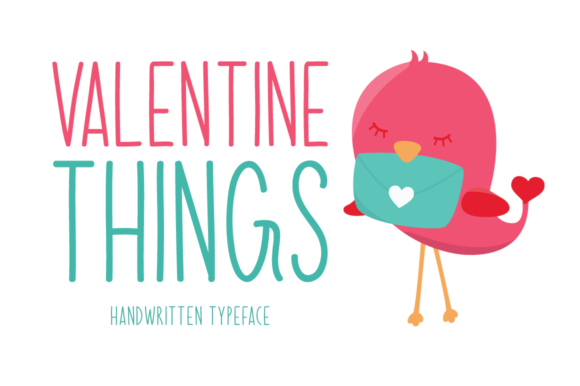 Valentine Things字体 1