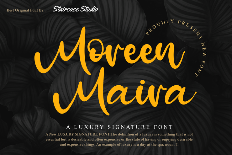 Moreen Maira字体 1