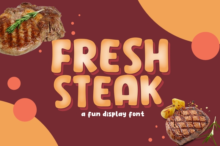 Fresh Steak字体 1