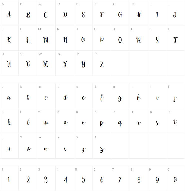 Eternal Lights Script字体