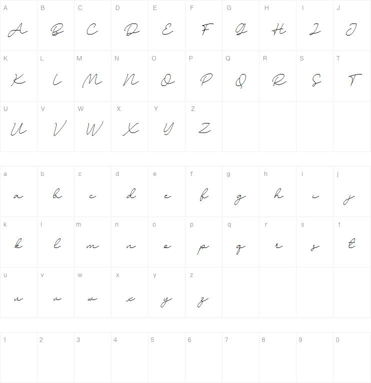 Larianti Monoline Handwritten字体