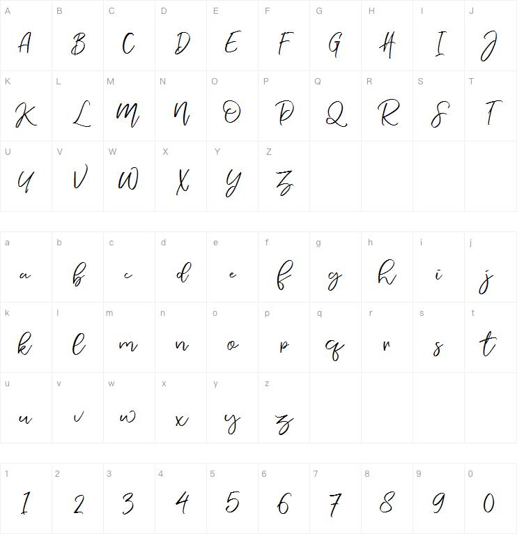 Nermola Script字体