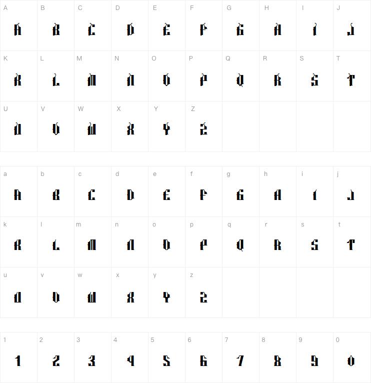 Malocknow Standard字体