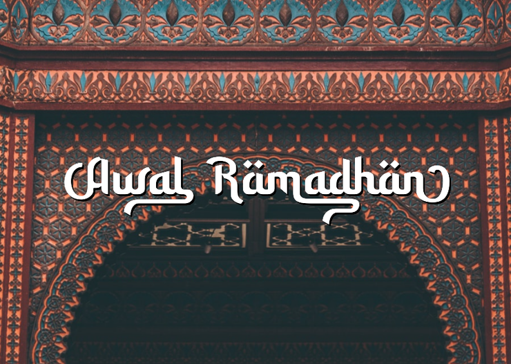 Awal Ramadhan字体 1