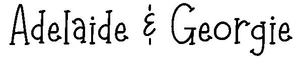 Adelaide & Georgie字体