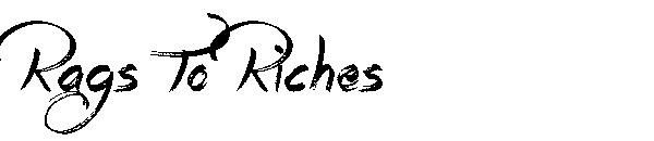 Rags To Riches 字体