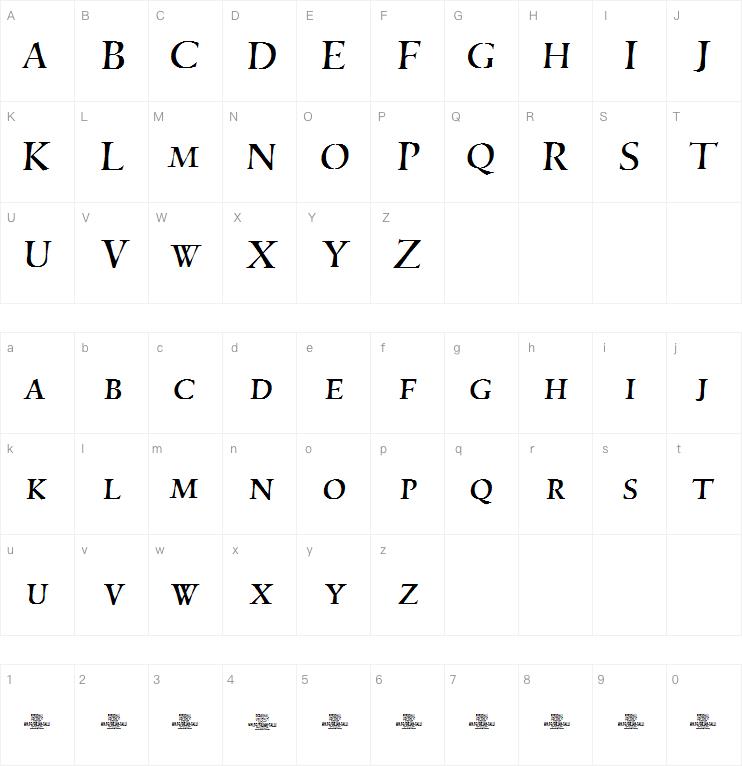 Silian Calligraphy字体