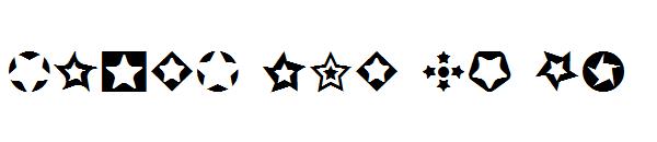 Stars for 3D FX字体