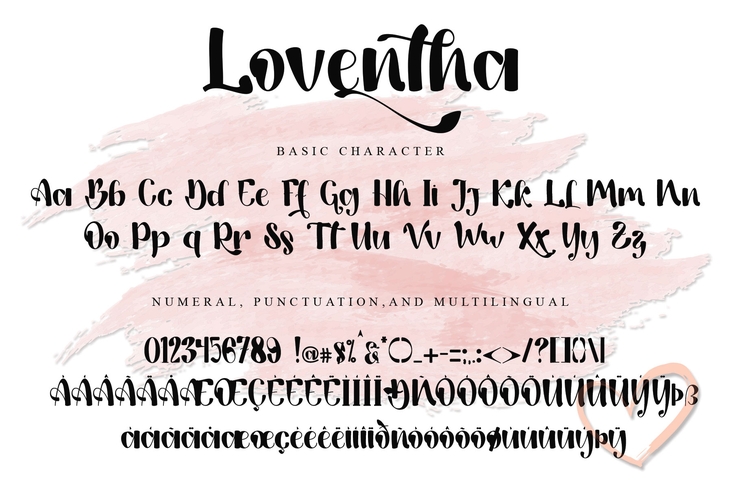 Loventha -字体 2