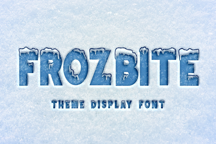 FROZBITE字体 3