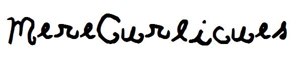 MereCurlicues字体