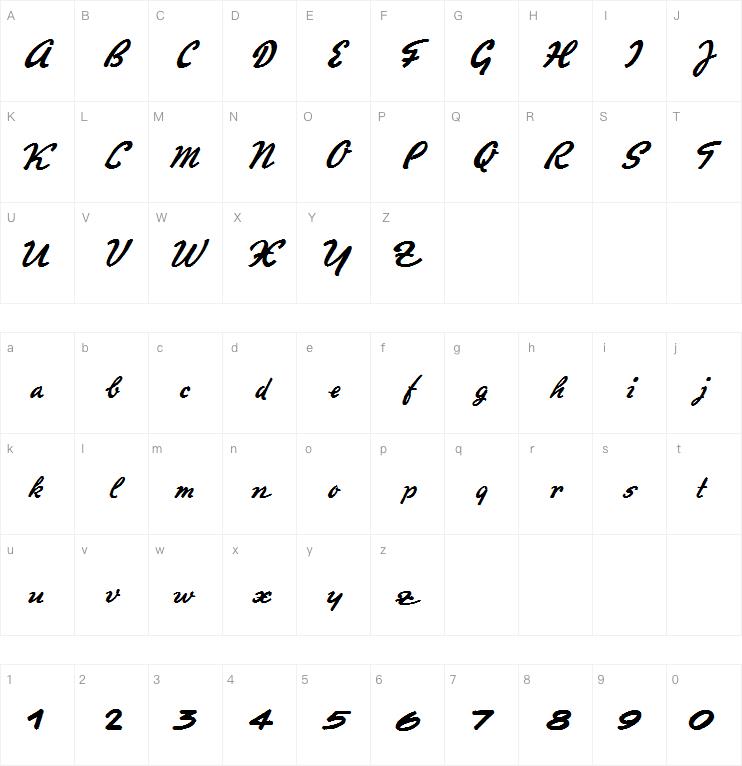 Promotion Script字体