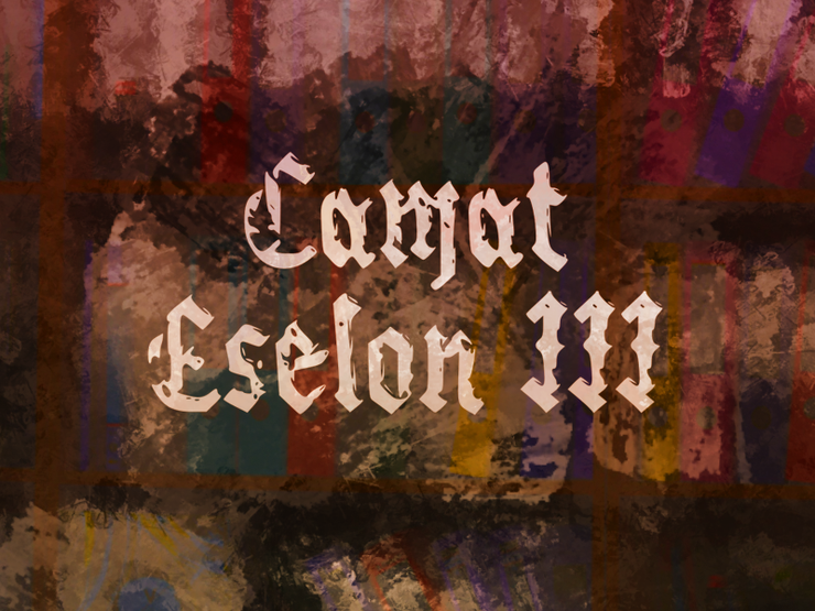 c Camat Eselon III字体 1