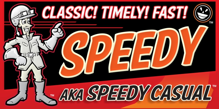 FTY SPEEDY CASUAL NCV字体 3