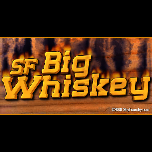 SF Big Whiskey字体 1