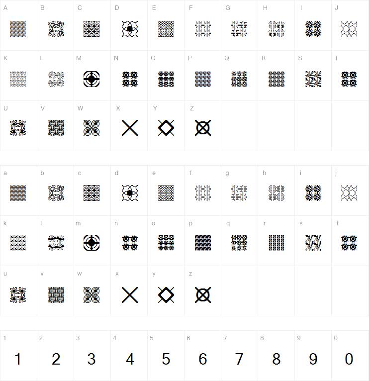 Seamless Patterns字体