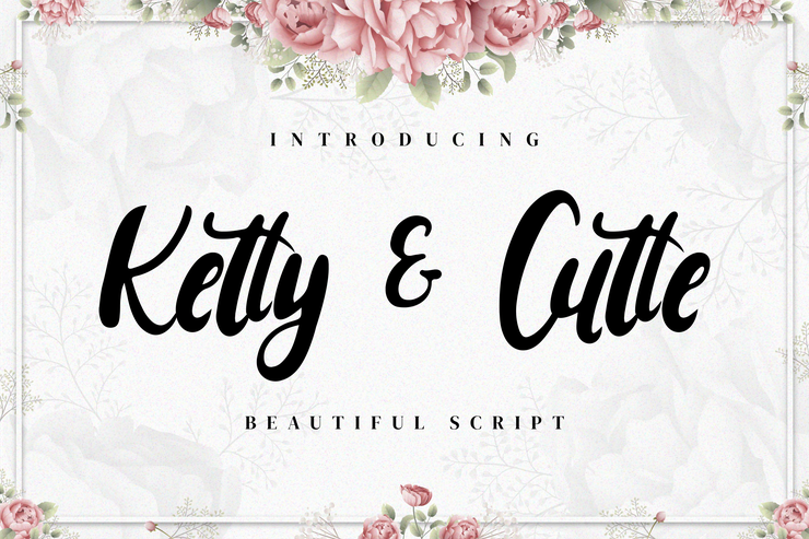 Ketty & Cutte字体 1