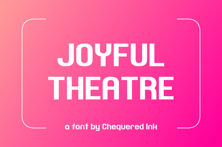 Joyful Theatre字体 1