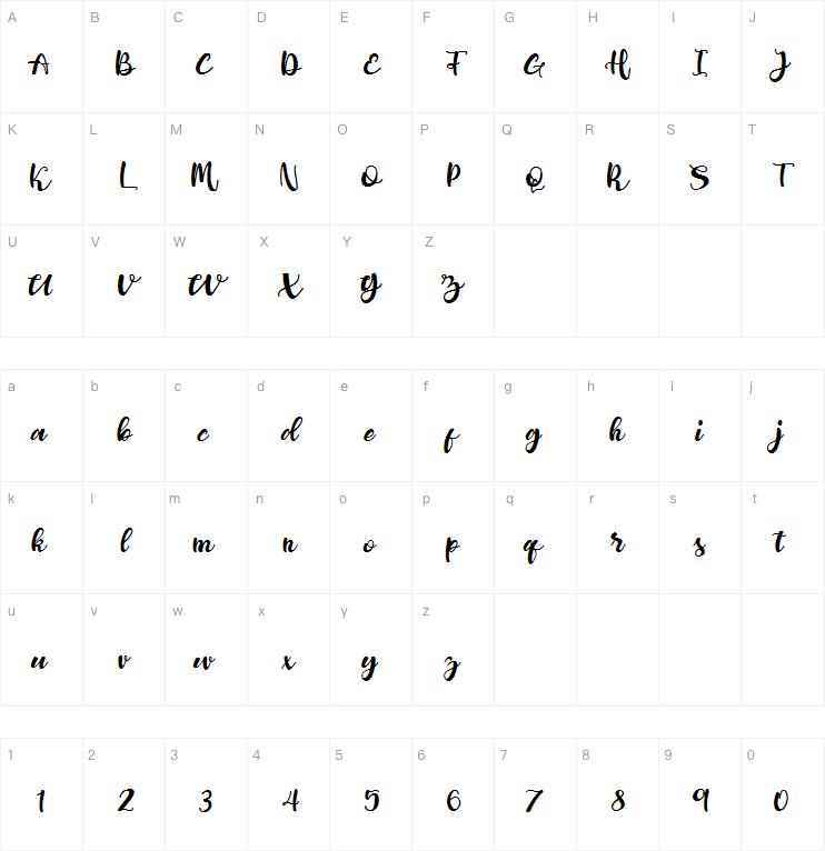 Lucy Marshall字体