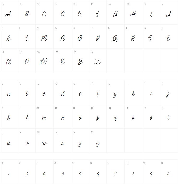 Love String字体