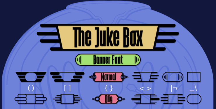 The Juke Box字体 1