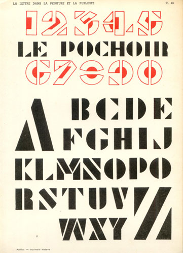 Le Pochoir字体 1