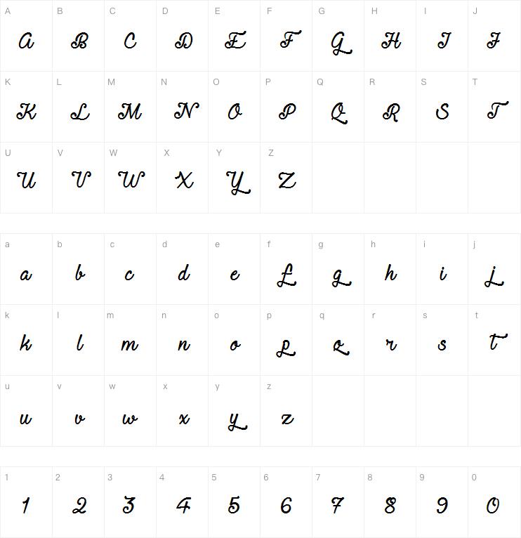 Requited Script字体