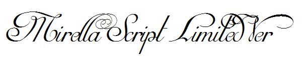 Mirella Script Limited Ver字体