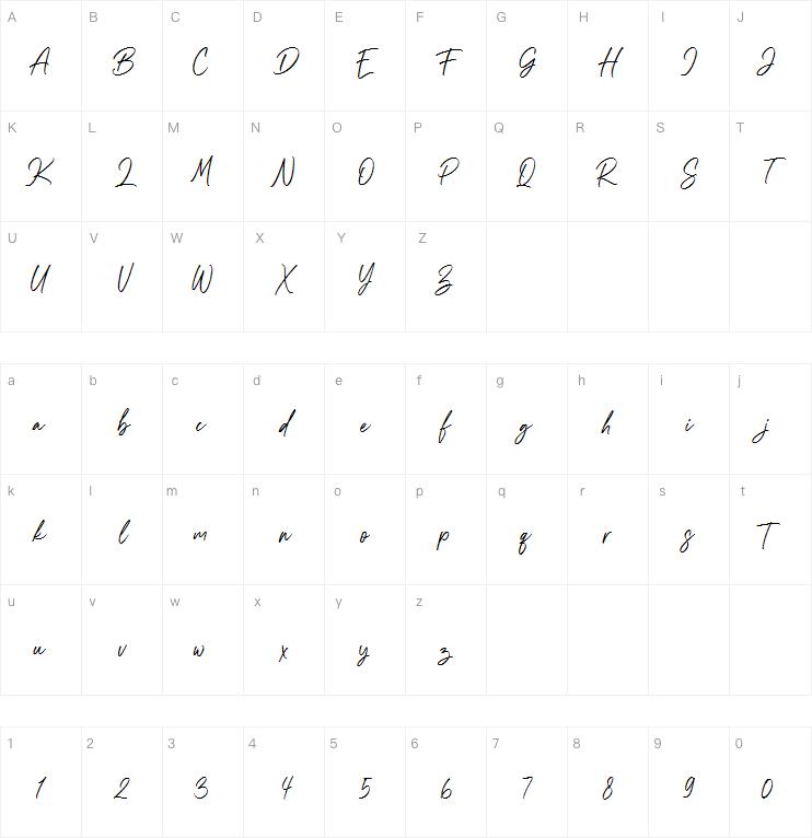 Southland Letter字体