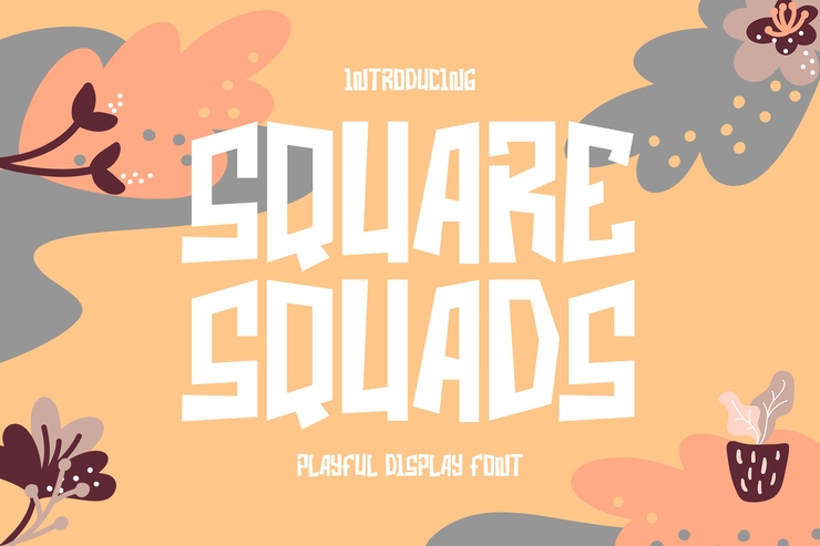 Square Squads字体 4