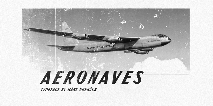 Aeronaves字体 3