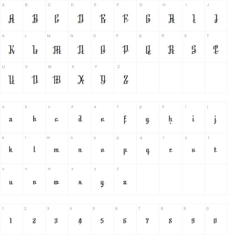 K22 Angular Text字体