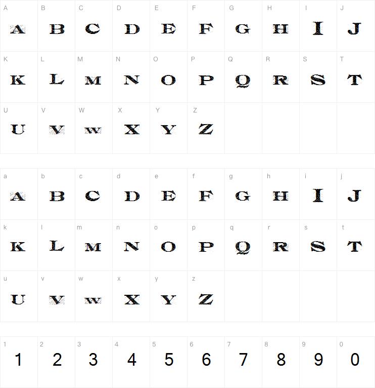 Corrode CAPS字体