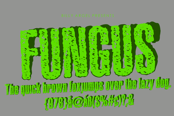 FUNGUS ITALIC字体 1