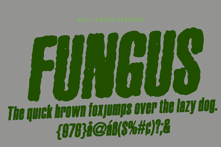 FUNGUS ITALIC字体 9