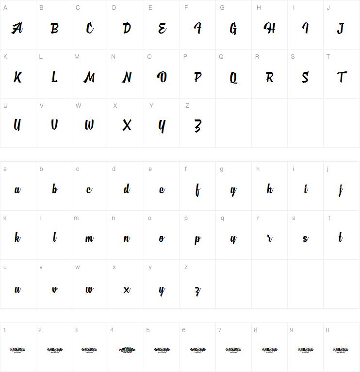 MJ AlGhifari字体