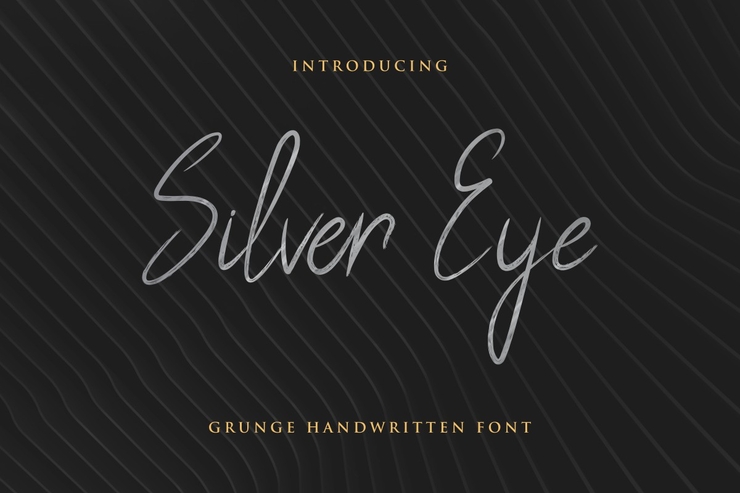 Silver Eye字体 1